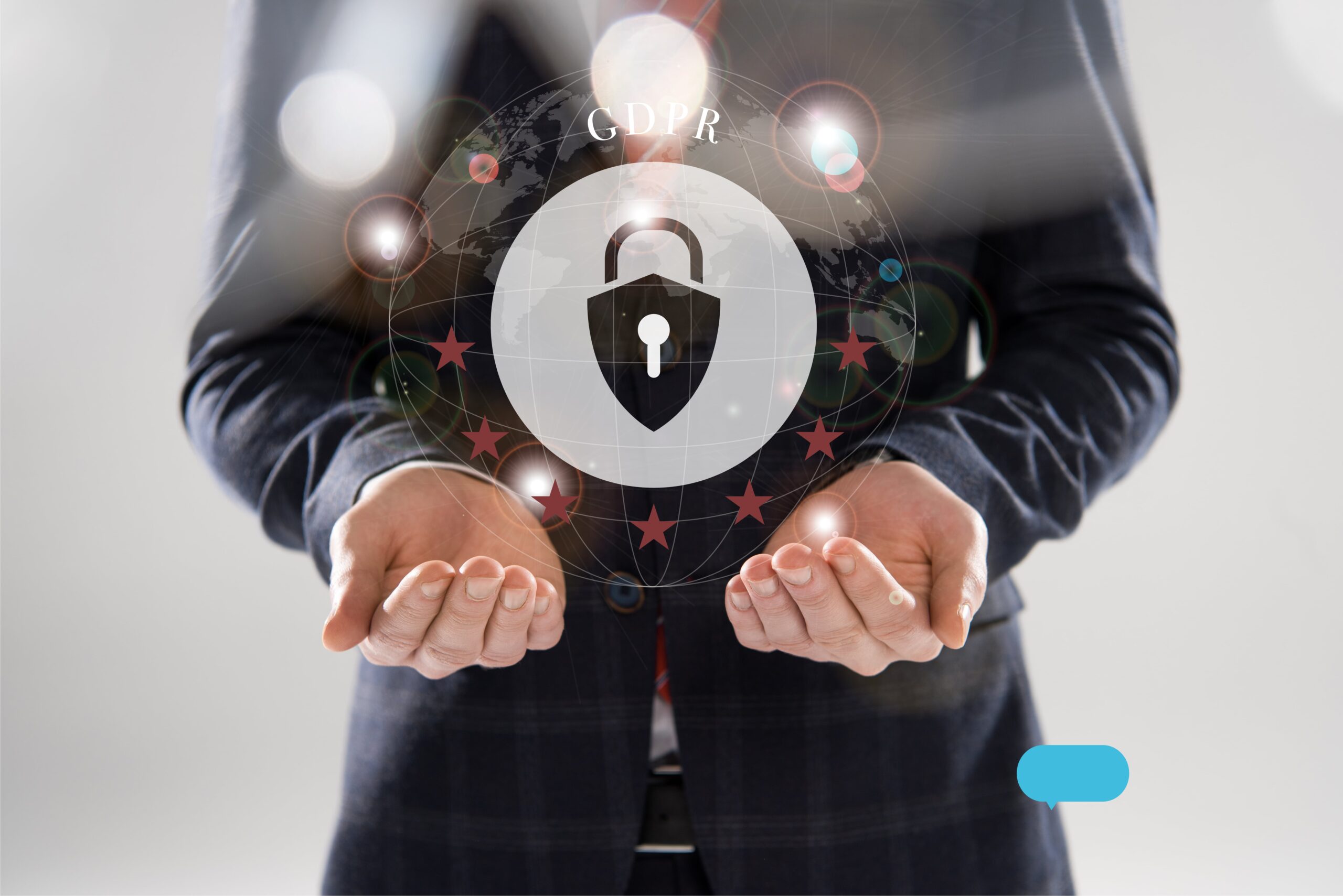 cropped view of businessman in suit with outstretched hands and gdpr letters and lock illustration cropped view of businessman in suit with outstretched hands and gdpr letters and lock illustration